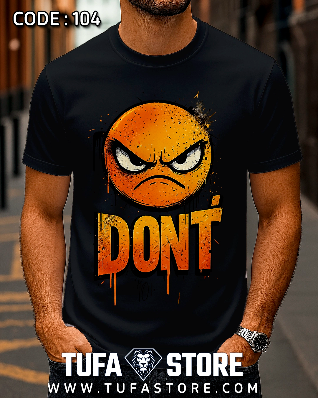 Angry Emoji "DON'T" T-Shirt