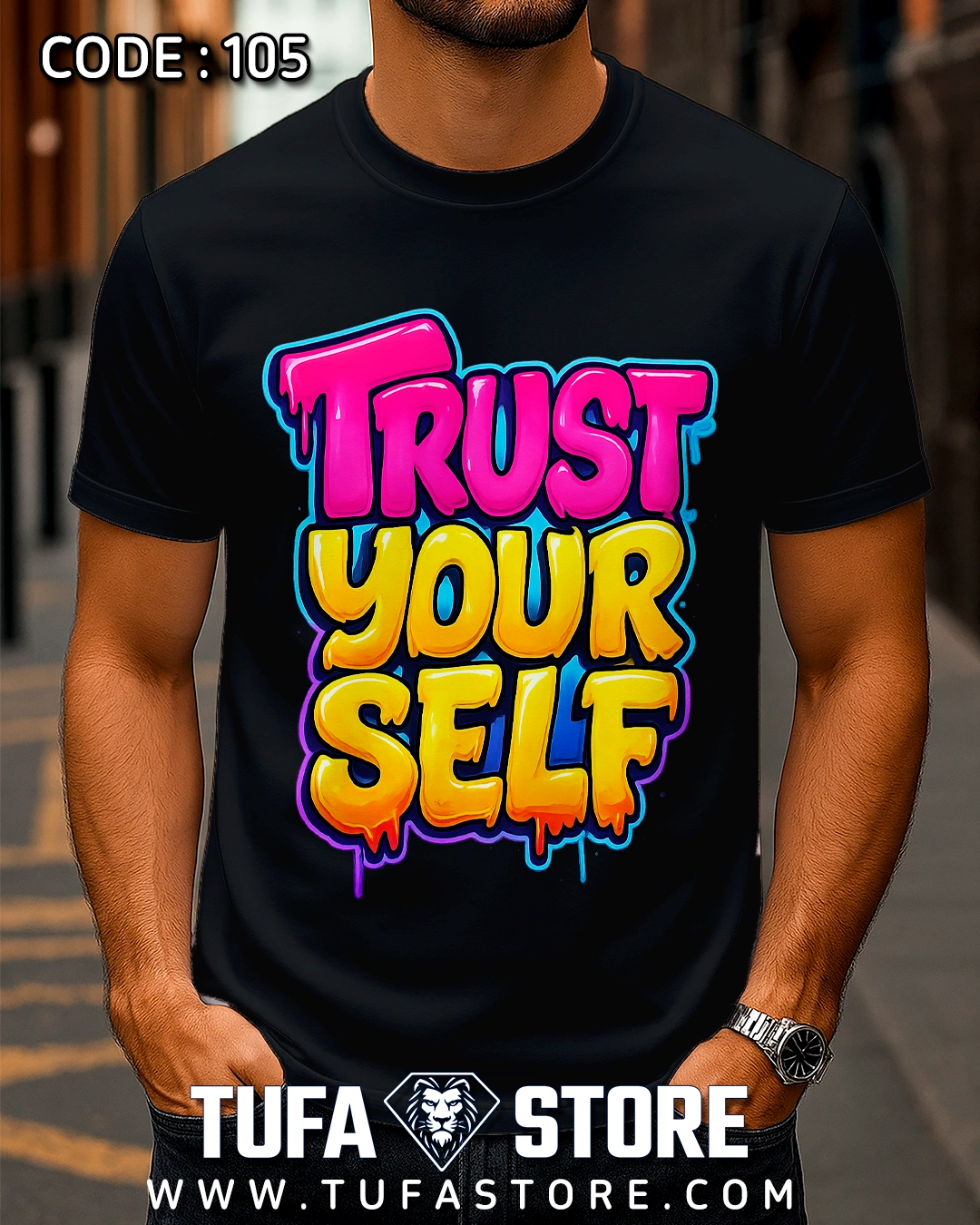 Trust Yourself Graffiti T-Shirt