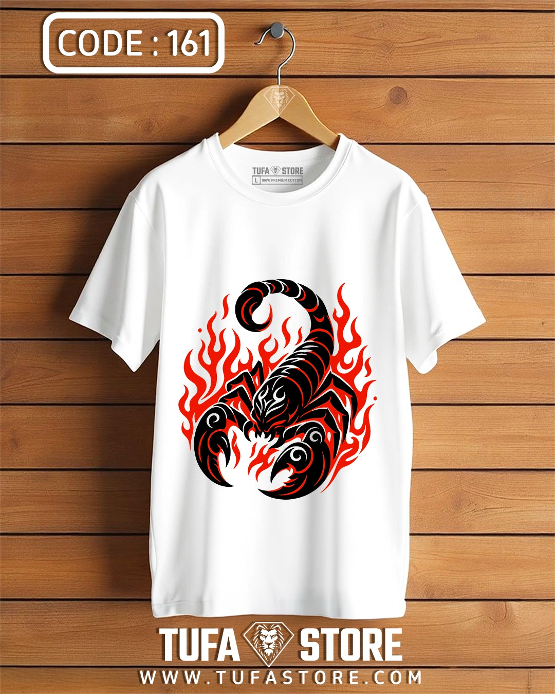 Flaming Scorpion Tribal T-Shirt