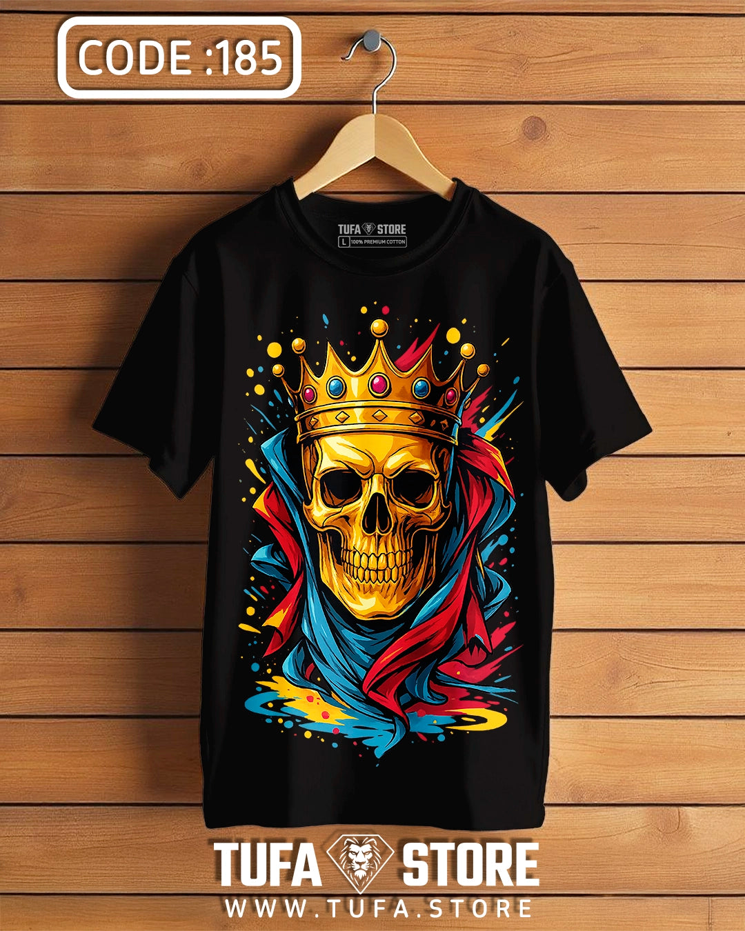 Golden Skull King T-Shirt