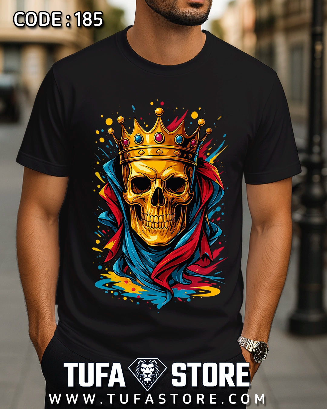 Golden Skull King T-Shirt