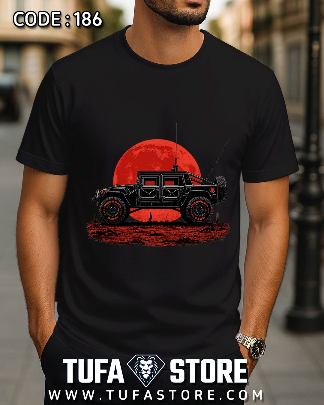 Off-Road Military Truck T-Shirt