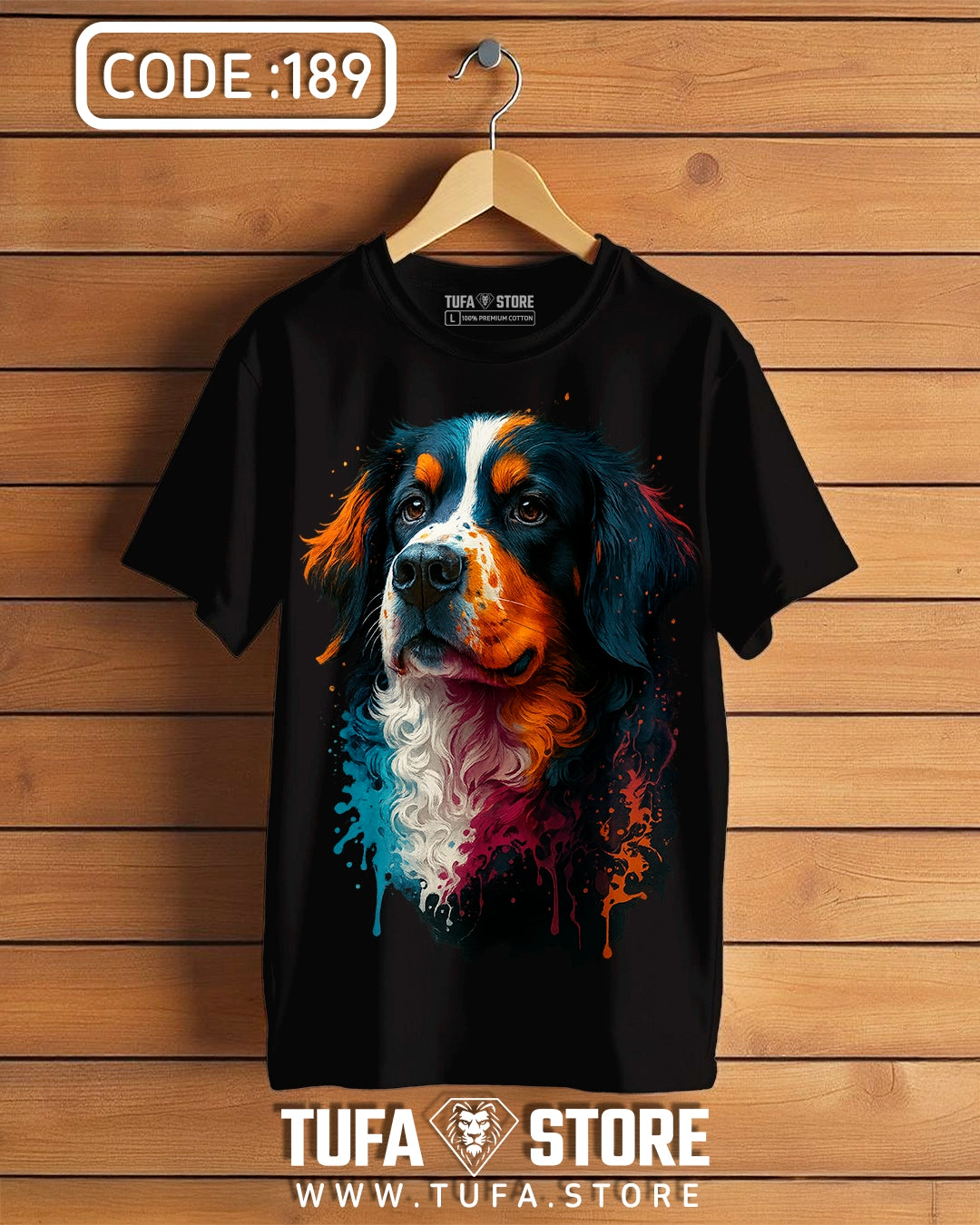 Artistic Dog Portrait T-Shirt