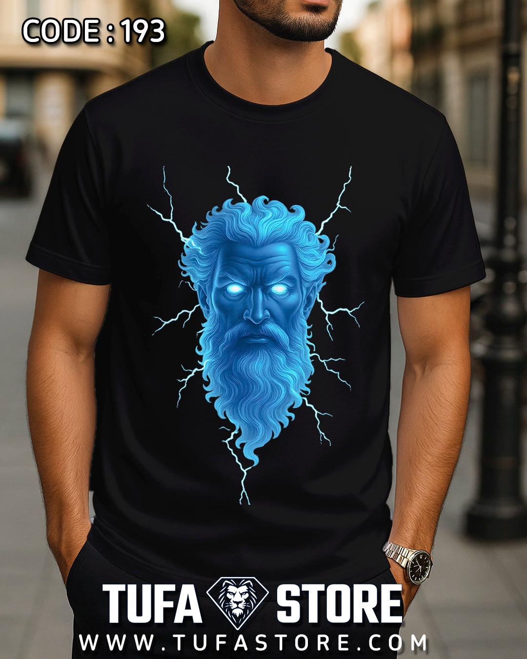 Electric Zeus Head T-Shirt