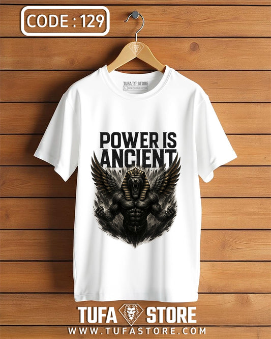 Power Is Ancient - Pharaoh Warrior T-Shirt
