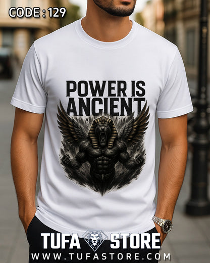Power Is Ancient - Pharaoh Warrior T-Shirt
