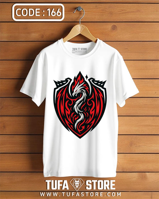 Tribal Phoenix Shield T-Shirt