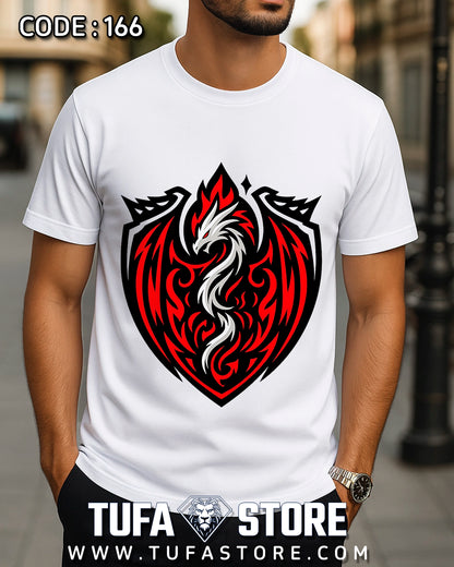 Tribal Phoenix Shield T-Shirt